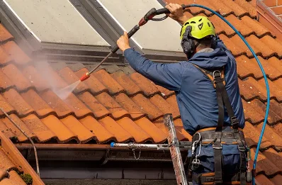 Démoussage et hydrofuge de toiture à Lédergues